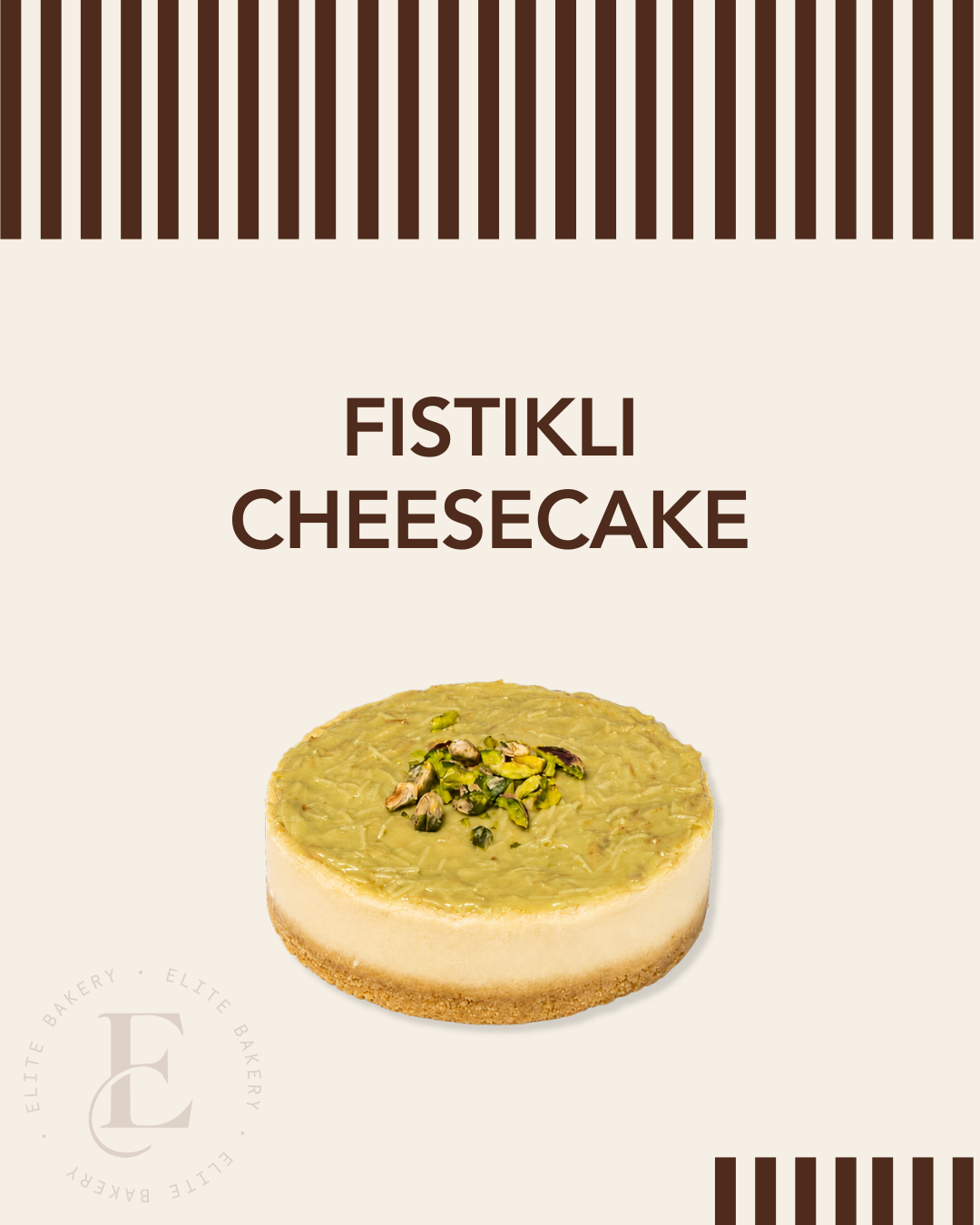 Fıstıklı Cheesecake